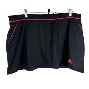 Adidas Women's XL Activewear Hiking Golf Skort Black EUC Length 12.75" Front